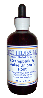 Crampbark And False Unicorn Root 1oz