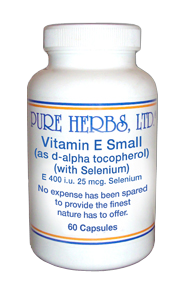 Vitamin E  in Gelcaps with Selenium [60 capsules]